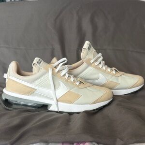 Nike ladies Beige and White Sneakers